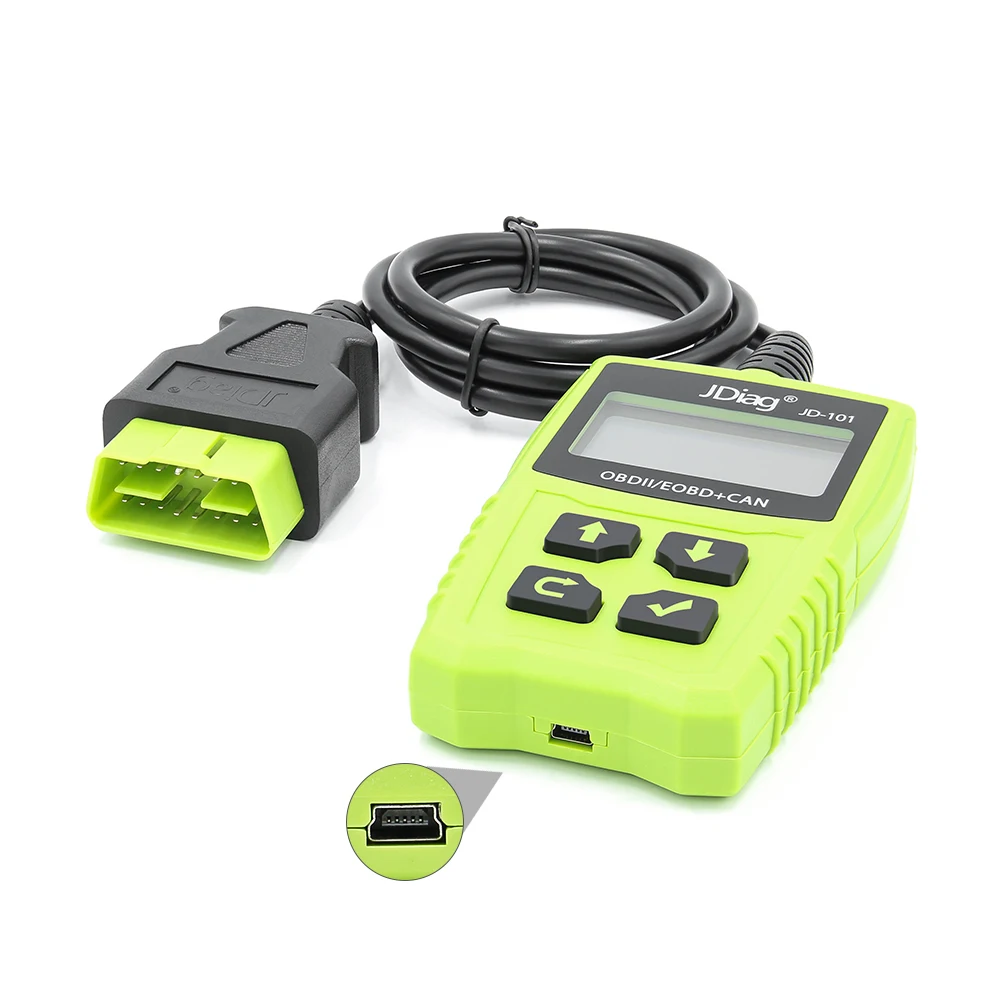 Автомобильный сканер JDiag JD101 OBD 2 OBD2 считыватели кодов OBD Автомобильная диагностика ODB2 считыватель кодов PK CR3001 AD310 ELM327 V1.5
Автомобильный сканер JDiag JD101 OBD 2 OBD2 считыватели кодов OBD Автомобильная диагностика ODB2 считыватель кодов PK CR3001 AD310 ELM327 V1.5