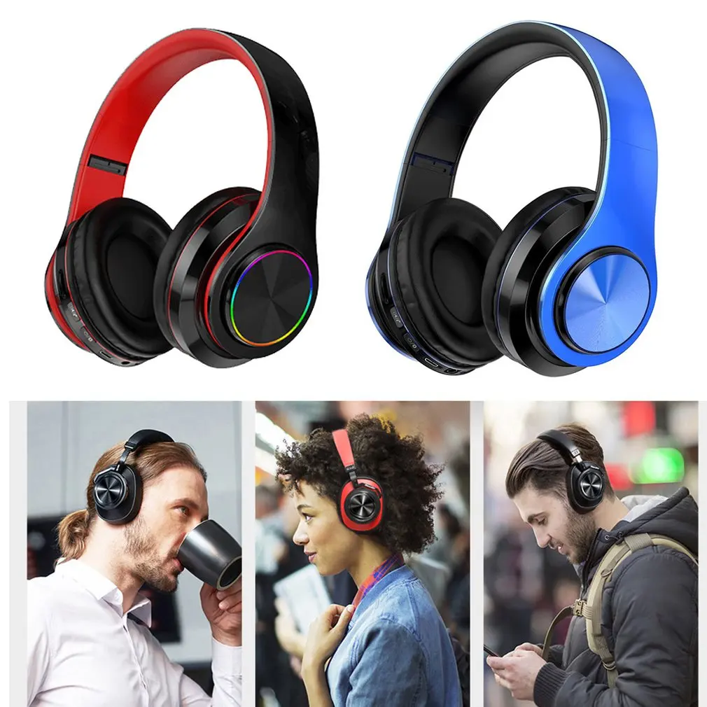 B39 Luminous Head-mounted Wireless Headset With Light Bilateral Stereo Long-lasting Battery Life Headset
B39 Luminous Head-mounted Wireless Headset With Light Bilateral Stereo Long-lasting Battery Life Headset