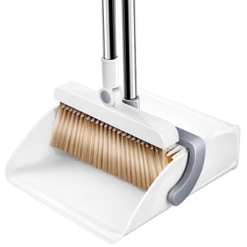 Windproof broom and dustpan set household sweeping soft fur broom sweeping hair folding standing storage
Windproof broom and dustpan set household sweeping soft fur broom sweeping hair folding standing storage