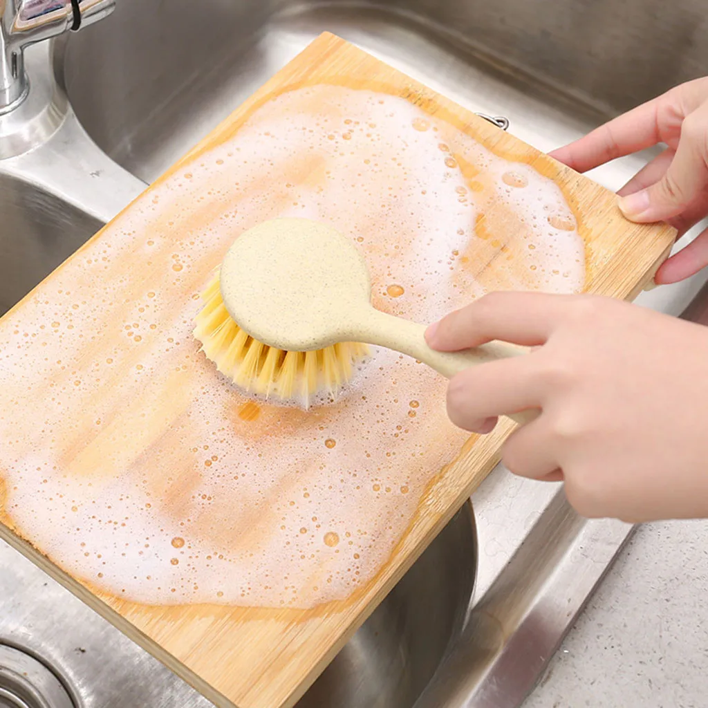 Kitchen Plastic Hand-held Wooden Dish Brush Cleaning Brush Scrubbing Brush broom brushes Chores Rub Cleaner Cleaning Tool Random
Kitchen Plastic Hand-held Wooden Dish Brush Cleaning Brush Scrubbing Brush broom brushes Chores Rub Cleaner Cleaning Tool Random