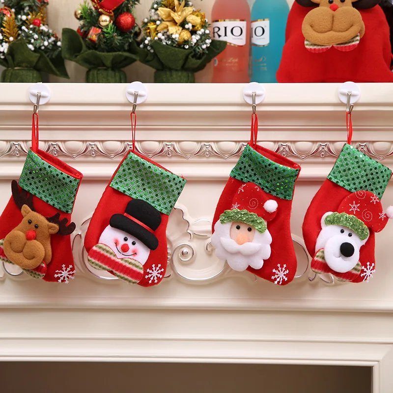 1Pcs New Fashion Cute Cartoon Santa Claus Snowman Christmas Socks Christmas Bags Festival Xmas Christmas Socks Decoration Gift
1Pcs New Fashion Cute Cartoon Santa Claus Snowman Christmas Socks Christmas Bags Festival Xmas Christmas Socks Decoration Gift