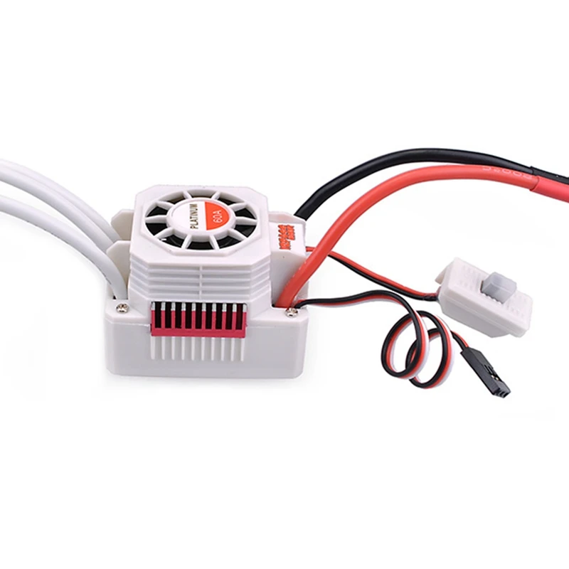SURPASS HOBBY Platinum Waterproof Series Brushless 60A ESC for 1/10 1/12 RC Monster Off-Road Short Course Car Boat
SURPASS HOBBY Platinum Waterproof Series Brushless 60A ESC for 1/10 1/12 RC Monster Off-Road Short Course Car Boat