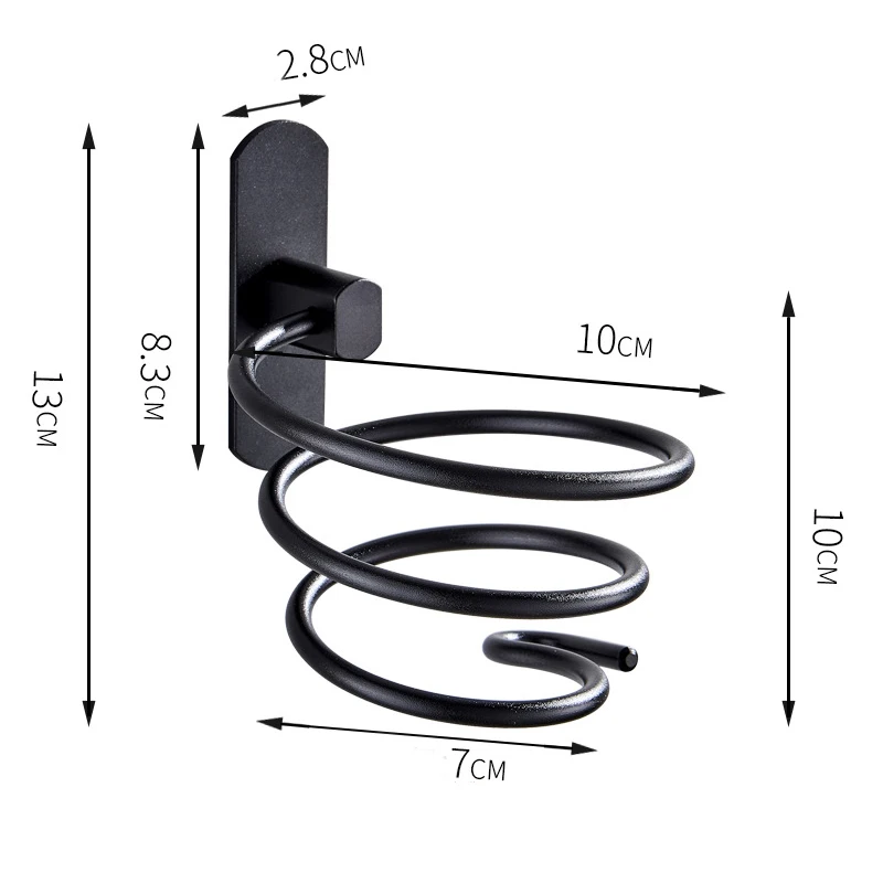 Hair Dryer Aluminium Holder Non Drill Wall Mount Shelf Organizer for Bathroom FRE-Drop
Hair Dryer Aluminium Holder Non Drill Wall Mount Shelf Organizer for Bathroom FRE-Drop