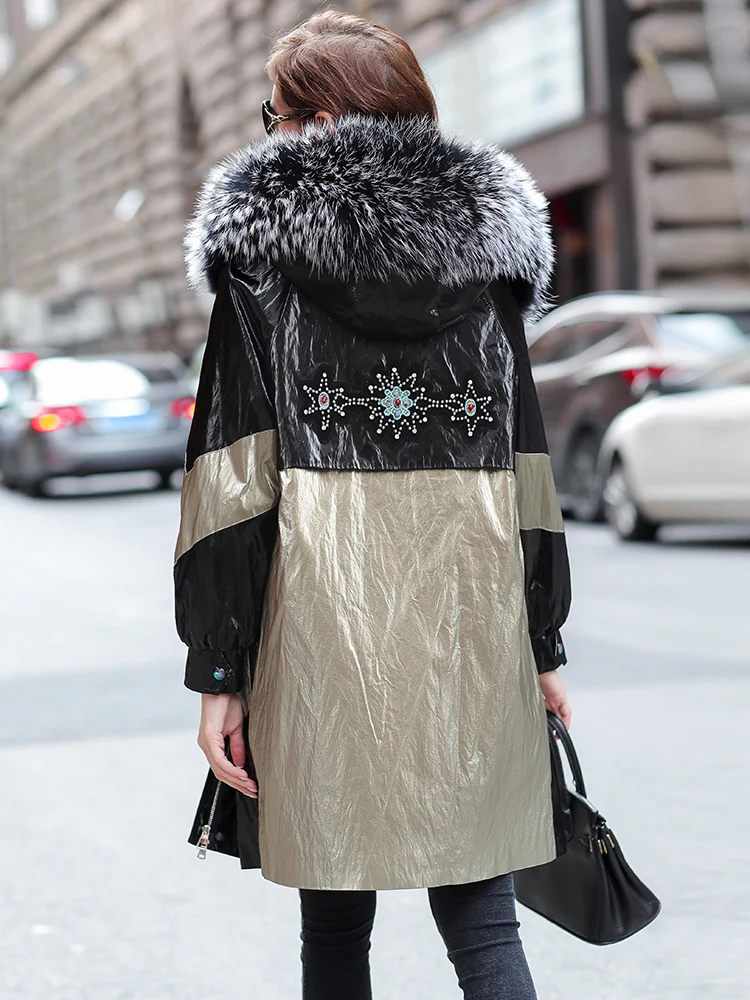 overcome coat women's middle long 2020 new winter dog fur collar detachable bladder heining fur coat
overcome coat women's middle long 2020 new winter dog fur collar detachable bladder heining fur coat