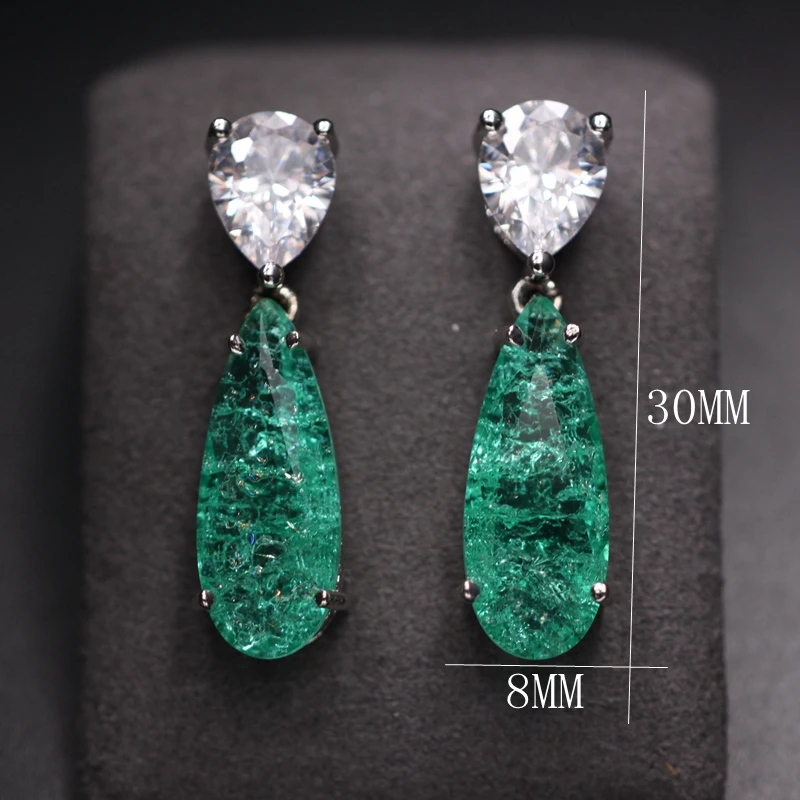 Water Drop Shape Stud Earrings nature stone with crytal glass AAA cubic zircona party earrings fashion jewelry for Mother's Day 
Water Drop Shape Stud Earrings nature stone with crytal glass AAA cubic zircona party earrings fashion jewelry for Mother's Day