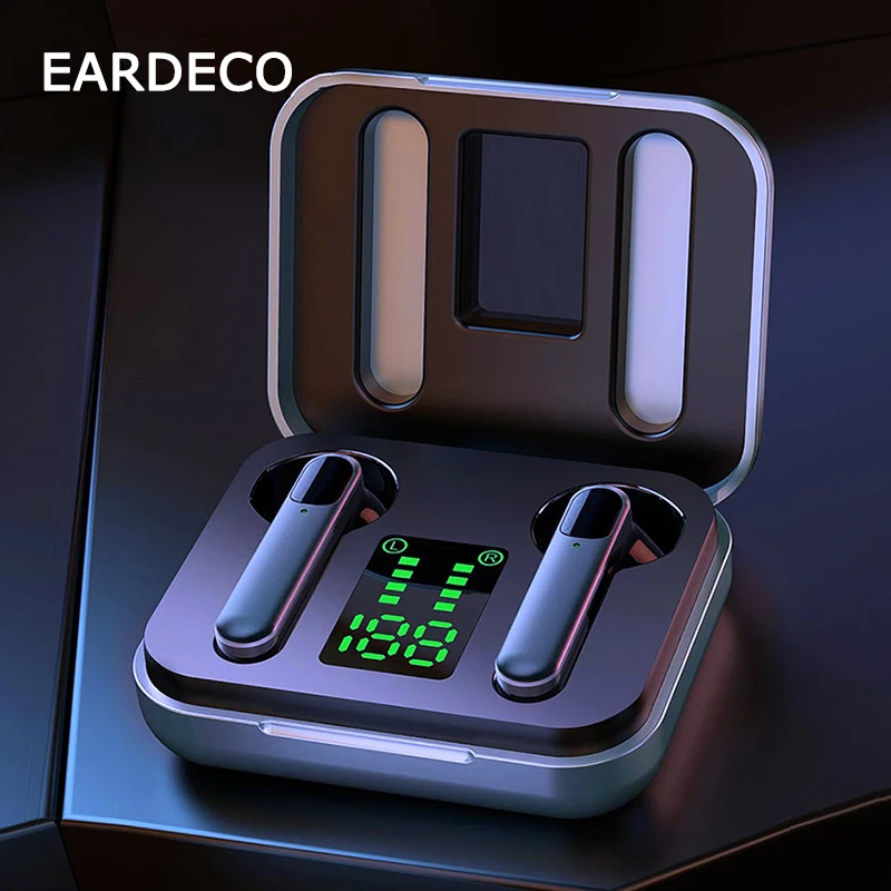 EARDECO Touch Control True Wireless Earbuds TWS In Ear Headphones Bass Sport Bluetooth Earphone Earbuds Headsets with Mic Stereo 
EARDECO Touch Control True Wireless Earbuds TWS In Ear Headphones Bass Sport Bluetooth Earphone Earbuds Headsets with Mic Stereo