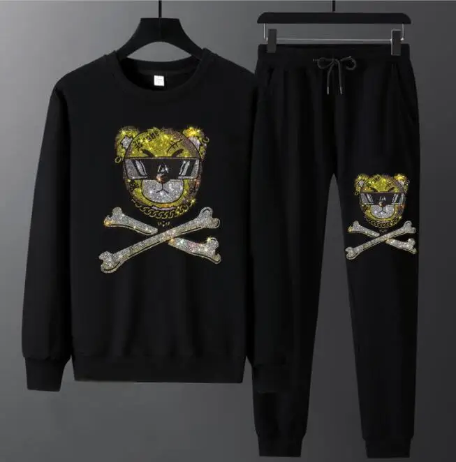 2021 new men's casual fashion European and American style Diamond stone tracksuit men's long sleeve suit
2021 new men's casual fashion European and American style Diamond stone tracksuit men's long sleeve suit
