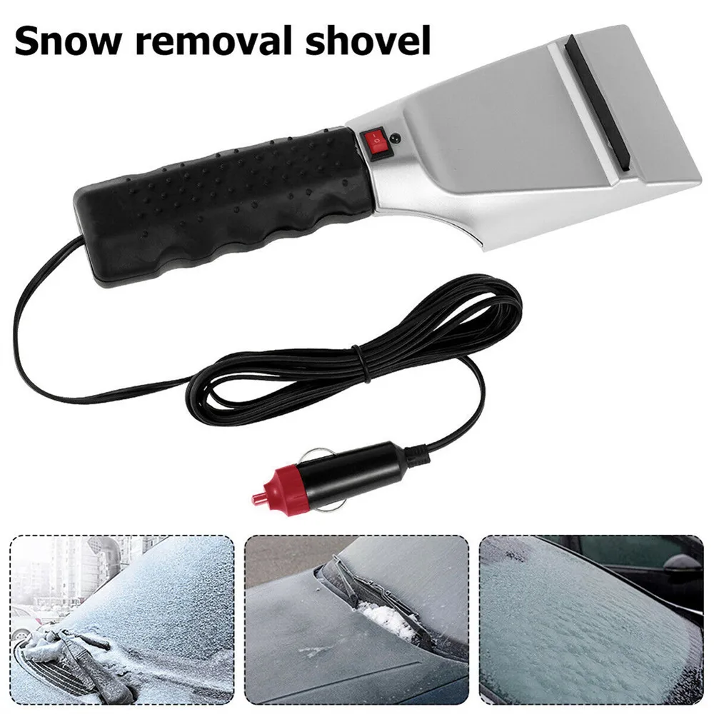 12V Heatable Dual-purpose Snow Shovel 15W 2.5m Electric Heated Car Ice Scraper Car Windscreen Frost-Window Winter Snow Remover
12V Heatable Dual-purpose Snow Shovel 15W 2.5m Electric Heated Car Ice Scraper Car Windscreen Frost-Window Winter Snow Remover