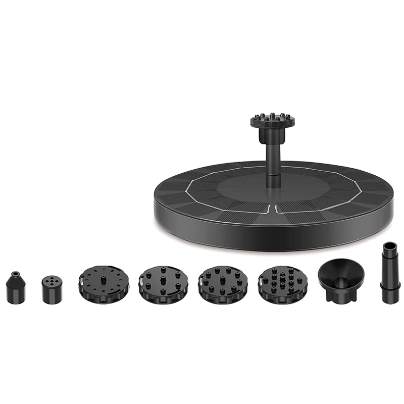 Водяной насос на солнечной батарее для птичьей ванны, водяной насос с солнечной панелью, автономный плавающий водяной фонтан на солнечной б... 
Водяной насос на солнечной батарее для птичьей ванны, водяной насос с солнечной панелью, автономный плавающий водяной фонтан на солнечной б...