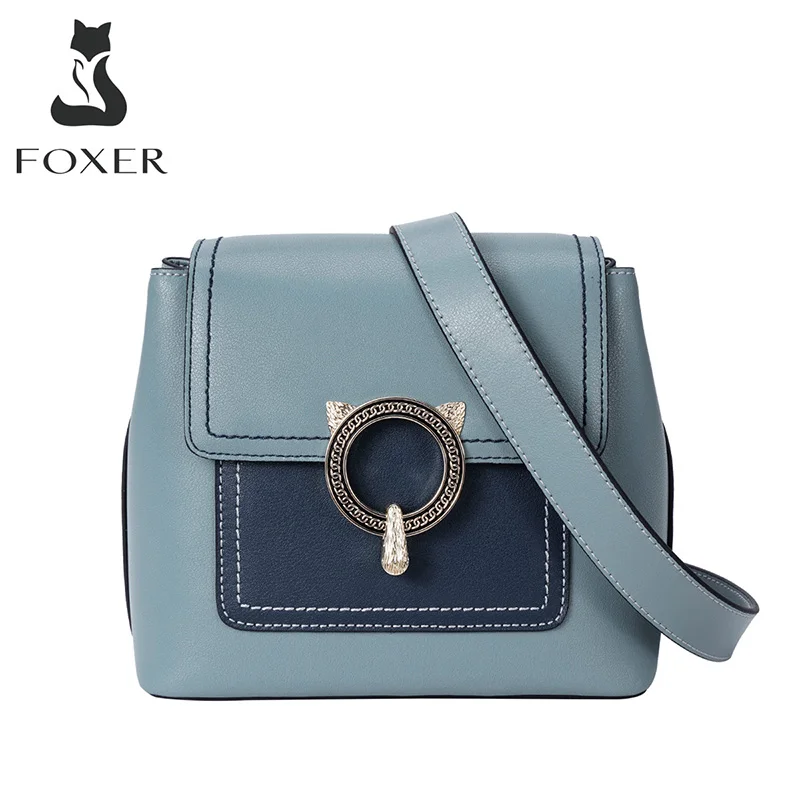 FOXER Colorful Gir's Mini Crossbody Bags High Quality Shoulder Bags Cowhide Ladies Small Bucket Purse Female Elegant Flap
FOXER Colorful Gir's Mini Crossbody Bags High Quality Shoulder Bags Cowhide Ladies Small Bucket Purse Female Elegant Flap