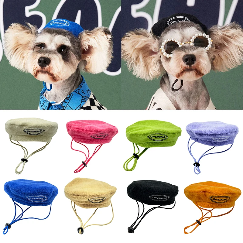Pet Tether Beret Hat Dog Beret Solid Color Puppy Beret Cap With Rope Casual Fashion Decorative Dog Accessories For Wholesale
Pet Tether Beret Hat Dog Beret Solid Color Puppy Beret Cap With Rope Casual Fashion Decorative Dog Accessories For Wholesale