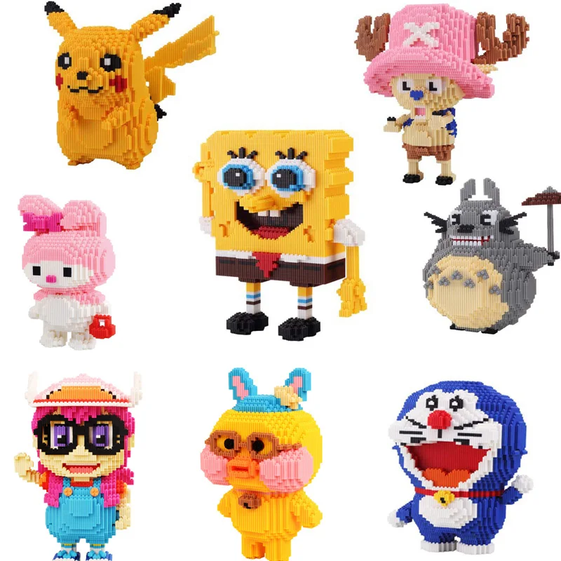 3880pcs+ Magic Building Blocks Figure Totoro Luffy Chopper Kakasi Big Model KT Mini Assembled Mirco Bricks For Block Toys
3880pcs+ Magic Building Blocks Figure Totoro Luffy Chopper Kakasi Big Model KT Mini Assembled Mirco Bricks For Block Toys
