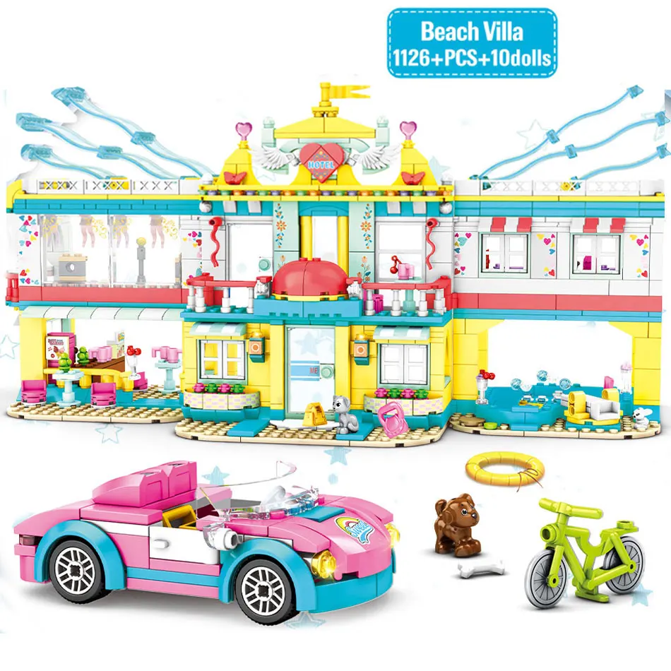 Mengwoha Ferris wheel Swimming Pool Building Blocks Friends Water Amusement Park Girl Figures City Bricks Toys For Children Gift
Mengwoha Ferris wheel Swimming Pool Building Blocks Friends Water Amusement Park Girl Figures City Bricks Toys For Children Gift