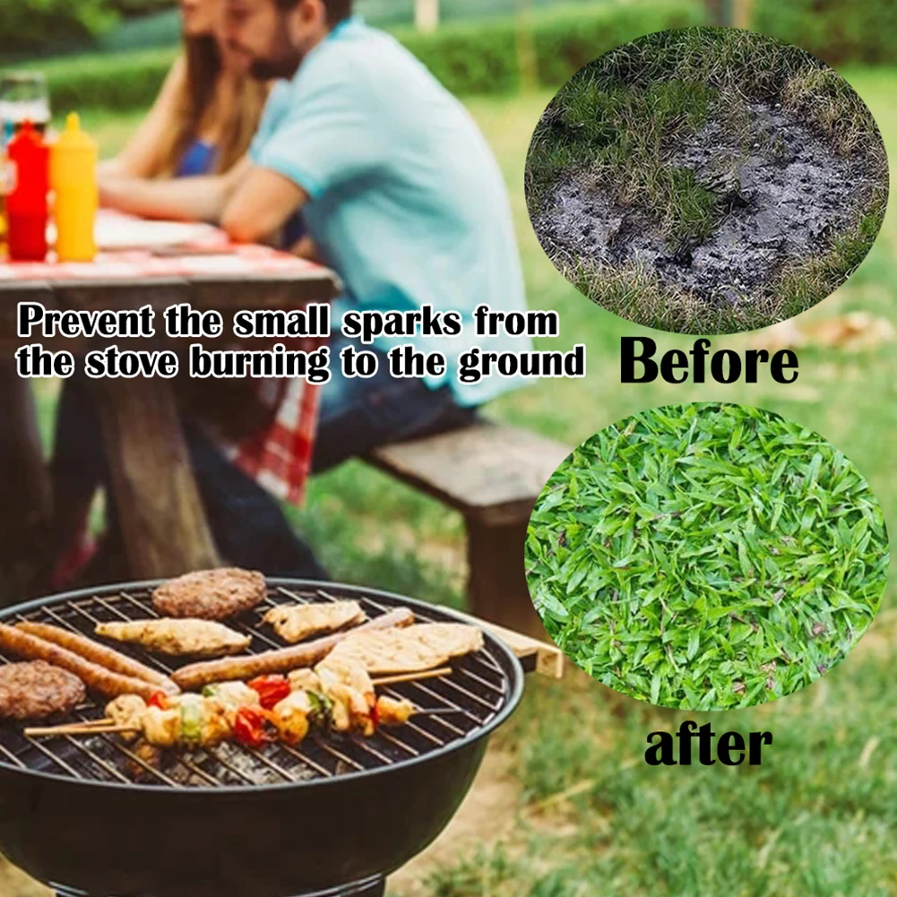 24 Inch Round Barbecue Mats Fireproof Aluminum Foil Round Lawn Protection Pad Waterproof Camping Grill Supplies Tools
24 Inch Round Barbecue Mats Fireproof Aluminum Foil Round Lawn Protection Pad Waterproof Camping Grill Supplies Tools