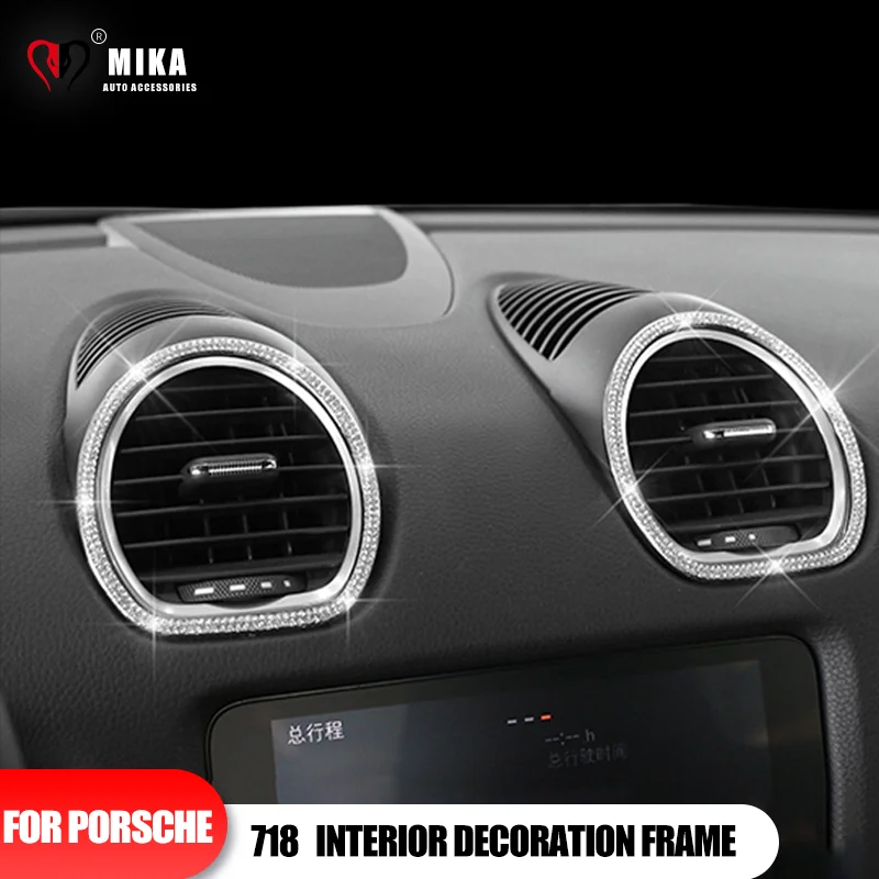 Car Air Outlet Steering Wheel Panel Door Lock Knobs Window Lifter Button Center Console Sign Interior Stickers For Prosche 718
Car Air Outlet Steering Wheel Panel Door Lock Knobs Window Lifter Button Center Console Sign Interior Stickers For Prosche 718
