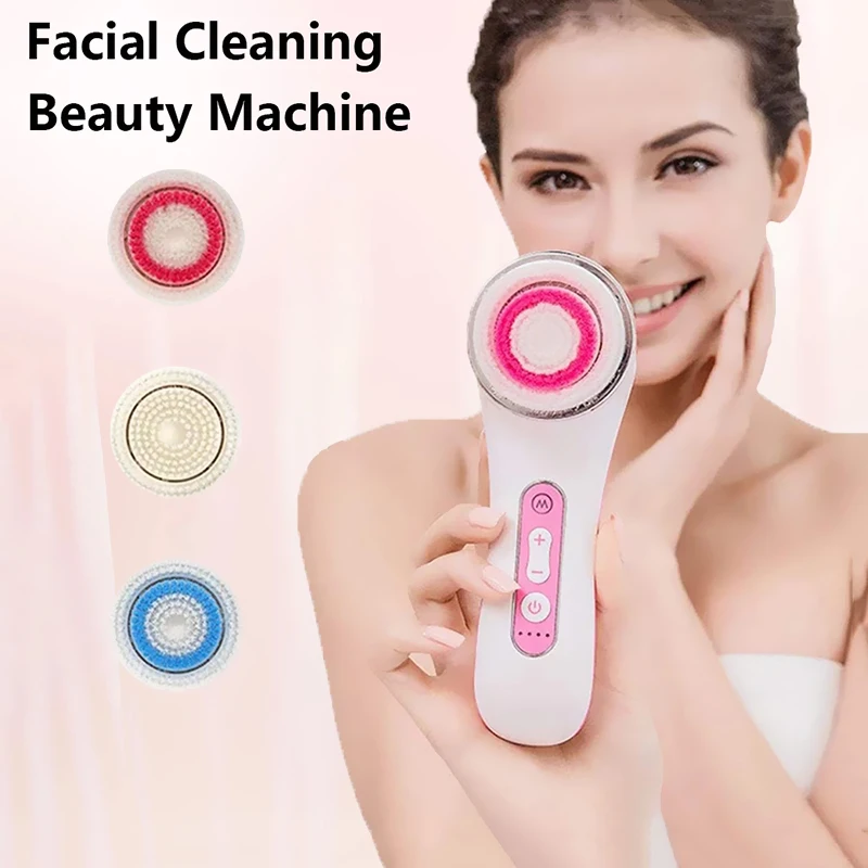 Wireless charging electric Sonic hand-held facial cleansing brush ultrasonic facial cleansing instrument Skin Care Tool
Wireless charging electric Sonic hand-held facial cleansing brush ultrasonic facial cleansing instrument Skin Care Tool