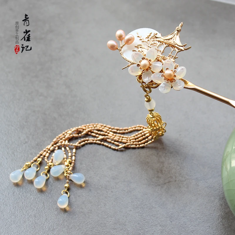 Classical Hairpin Chinese Clothing Cheongsam Up-do Hairpin COS Hair Accessories Headdress Belt Tassels Hairpin Women's
Classical Hairpin Chinese Clothing Cheongsam Up-do Hairpin COS Hair Accessories Headdress Belt Tassels Hairpin Women's