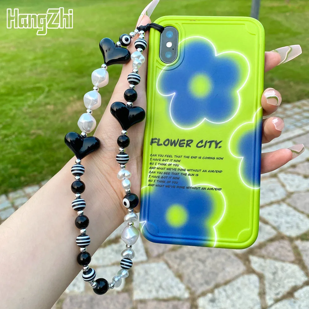 HangZhi Black White Striped Heart Mobile Phone Key Chain Acrylic Baroque Pearl Beaded Chain Pendants for Cell Phone Accessories
HangZhi Black White Striped Heart Mobile Phone Key Chain Acrylic Baroque Pearl Beaded Chain Pendants for Cell Phone Accessories