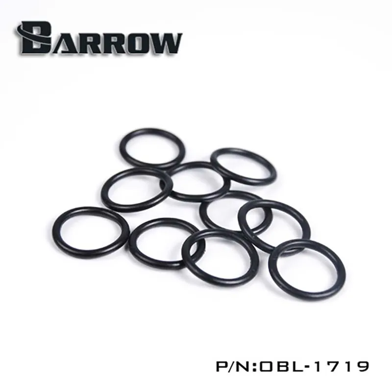 Barrow 10 pieces/lot pc water cooling G1/4" fittings Replacement sealing O-ring for Acrylic/Hard Tube heatsink OBL-1719 OBL-1919
Barrow 10 pieces/lot pc water cooling G1/4" fittings Replacement sealing O-ring for Acrylic/Hard Tube heatsink OBL-1719 OBL-1919