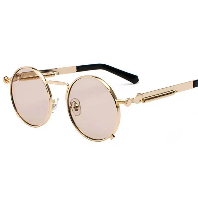 round Free shipping new metal punk dazzle color personality trendy sunglasses men's and women's glasses
round Free shipping new metal punk dazzle color personality trendy sunglasses men's and women's glasses