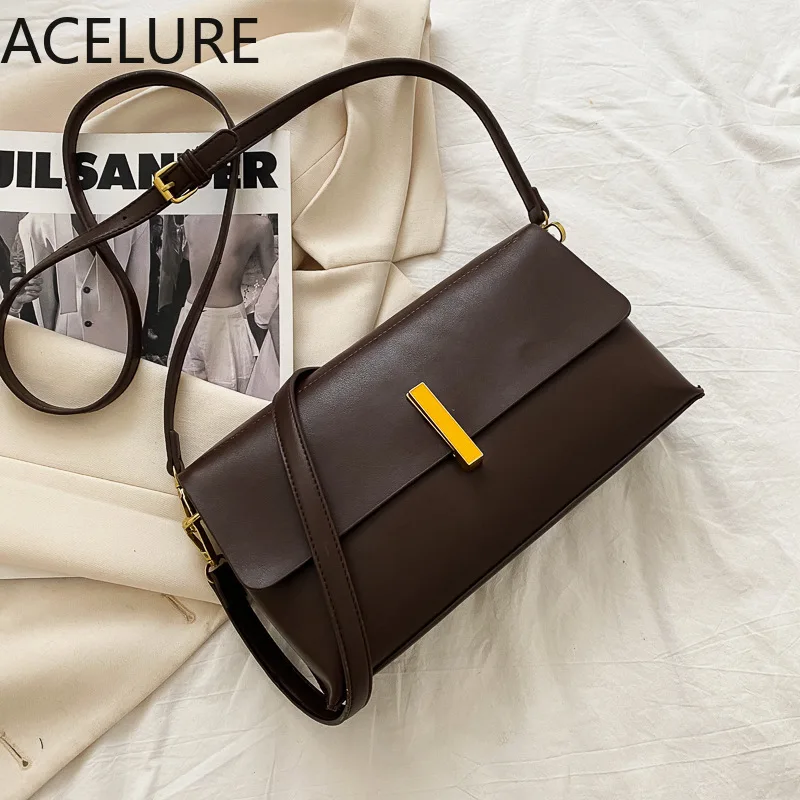 ACELURE New Women PU Leather All-match Messenger Bag Female Shoulder Bags Purse Vintage Fashion Solid Color Small Square Bag
ACELURE New Women PU Leather All-match Messenger Bag Female Shoulder Bags Purse Vintage Fashion Solid Color Small Square Bag