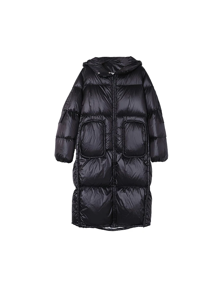 Winter Original Design Women Brief Casual Loose Thick Warm Hooded Long White Duck Down Jacket Coat abrigos mujer invierno 2020
Winter Original Design Women Brief Casual Loose Thick Warm Hooded Long White Duck Down Jacket Coat abrigos mujer invierno 2020