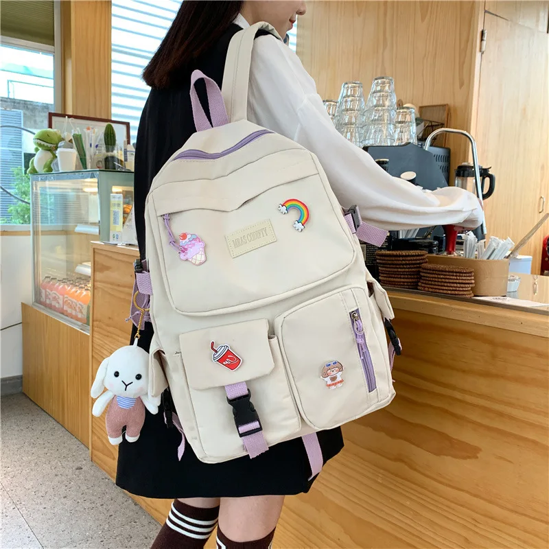 Women Backpack for Teenage Girls 2021 Summer New Fashion Female Casual School Students Shoulder Bags Sweet Travel Backpacks
Women Backpack for Teenage Girls 2021 Summer New Fashion Female Casual School Students Shoulder Bags Sweet Travel Backpacks