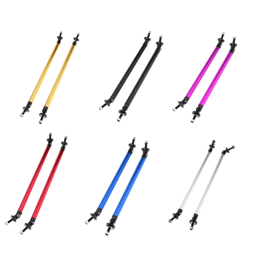 Chrome 6-8 Inch Adjustable Front/Rear Frame Bumper Lip Splitter Strut Rod Support Bar 
Chrome 6-8 Inch Adjustable Front/Rear Frame Bumper Lip Splitter Strut Rod Support Bar