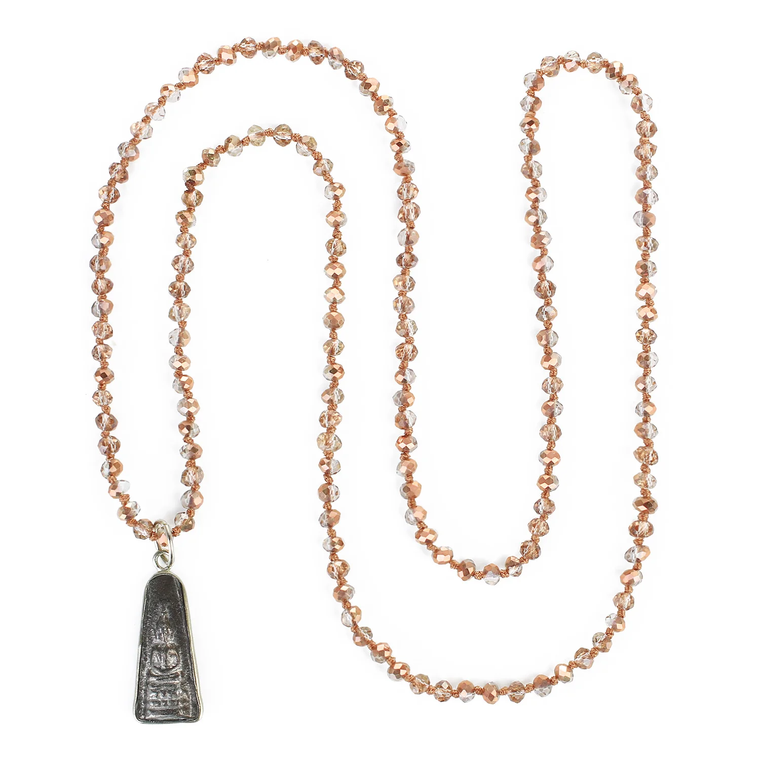 KELITCH Women Men Boho Charm Silver Buddha Pendant Necklace Fashion Handmade Jewelry Unisex Natural Stone Beads Strand Necklaces
KELITCH Women Men Boho Charm Silver Buddha Pendant Necklace Fashion Handmade Jewelry Unisex Natural Stone Beads Strand Necklaces