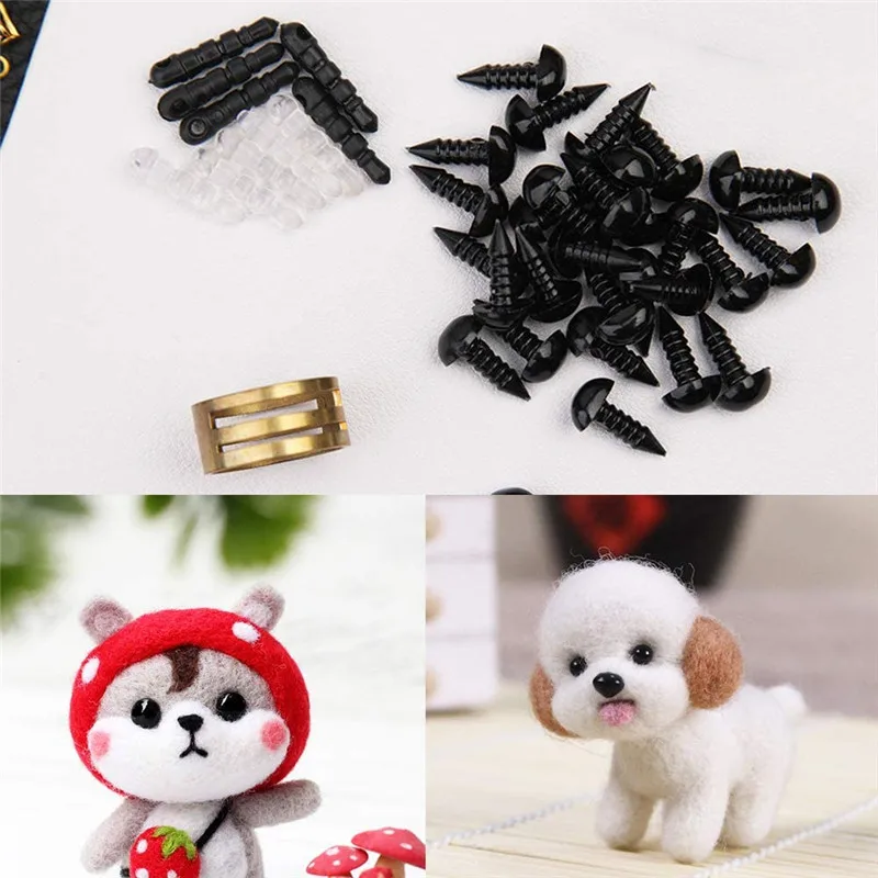 LMDZ 255Pcs Safety Eyes and Safety Noses Bear Doll Puppet Plush Animal Doll Toy Eye Nose Animal Sewing Button Accessories 
LMDZ 255Pcs Safety Eyes and Safety Noses Bear Doll Puppet Plush Animal Doll Toy Eye Nose Animal Sewing Button Accessories