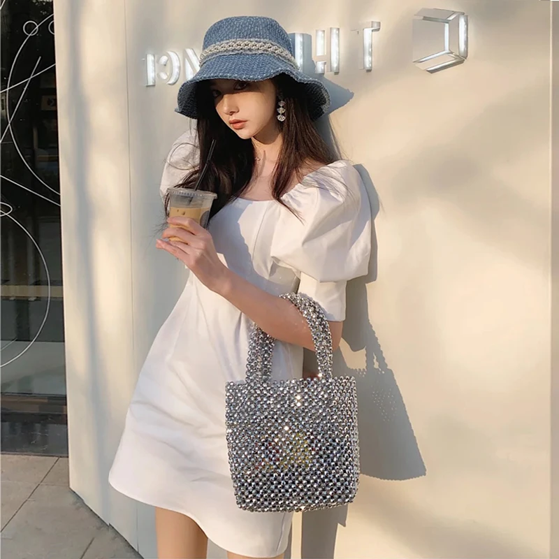 French Style Platycodon Grandiflorum First Love White Puff Sleeve A- line Sweet Salty Sweet Dress 2021 New Summer
French Style Platycodon Grandiflorum First Love White Puff Sleeve A- line Sweet Salty Sweet Dress 2021 New Summer