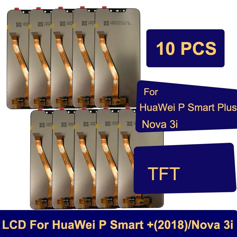 Wholesale 10 pcs For Huawei P Smart Plus LCD Display Nova 3i Touch Screen Digitizer Assembly For Huawei INE-LX1 LX2 INE-L22
Wholesale 10 pcs For Huawei P Smart Plus LCD Display Nova 3i Touch Screen Digitizer Assembly For Huawei INE-LX1 LX2 INE-L22