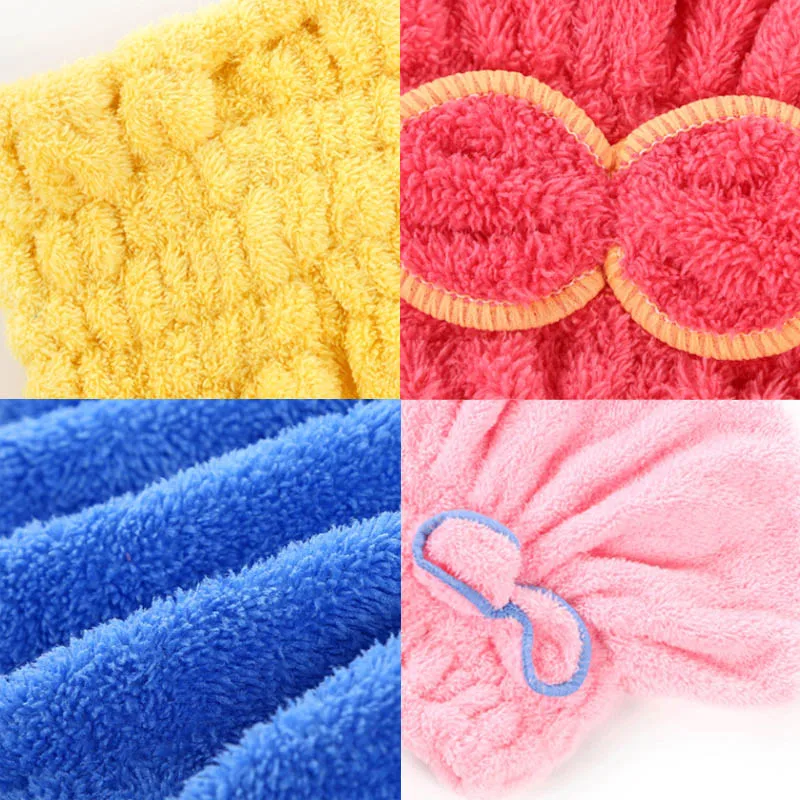 Head Wrap Hats 25*30cm Hair Turban Dry Hair Hat Coral Velvet Quickly Dry Bathing Cap Bathroom Supplies Super Absorbent
Head Wrap Hats 25*30cm Hair Turban Dry Hair Hat Coral Velvet Quickly Dry Bathing Cap Bathroom Supplies Super Absorbent