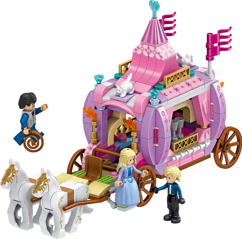 2020 New Princess Royal Carriage Building Blocks Princess Figures Friends Blocks Bricks Model Toys Girls Gift
2020 New Princess Royal Carriage Building Blocks Princess Figures Friends Blocks Bricks Model Toys Girls Gift