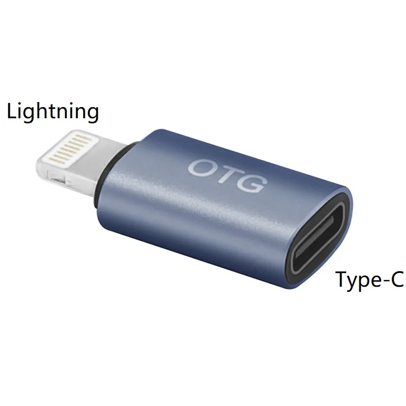 USB-C Female to Lightning Male OTG Adapter,Type-C Digital Headphone DAC Converter for iPhone 11 Pro Max,Xs,Xr,iPad Air 3 2,iPod 
USB-C Female to Lightning Male OTG Adapter,Type-C Digital Headphone DAC Converter for iPhone 11 Pro Max,Xs,Xr,iPad Air 3 2,iPod
