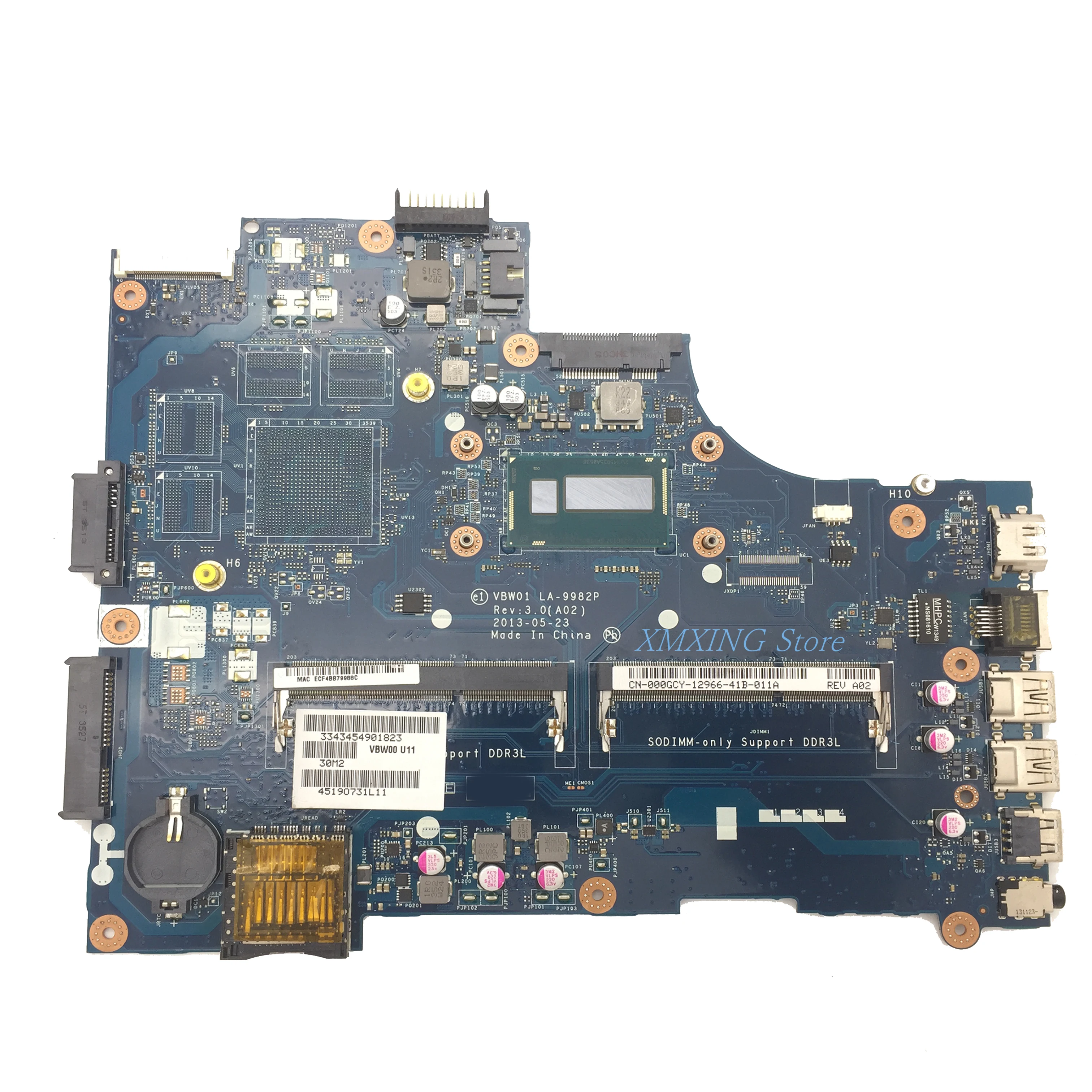 FULCOL для DELL Latitude 15R 5537 3537 Материнская плата ноутбука I5 4200U LA 9982P CN 000GCY 00GCY