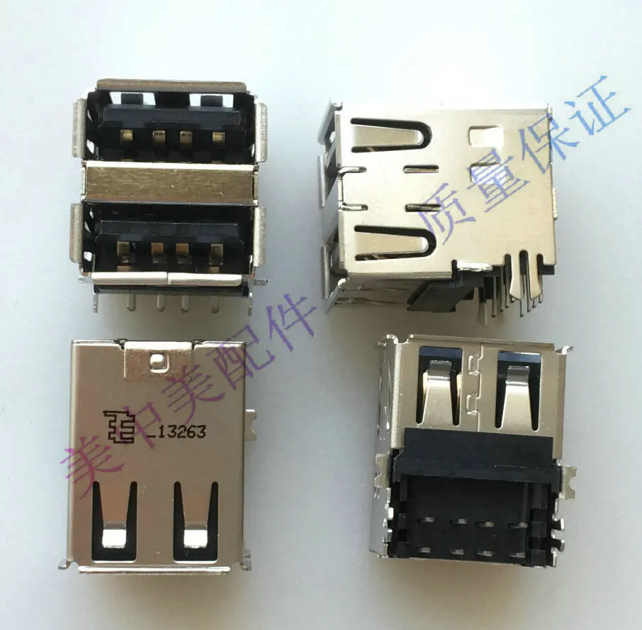 Для оригинального двойного USB-разъема a, USB-разъем, внешний разъем USB, 90 градусов, двухрядные ножки
Для оригинального двойного USB-разъема a, USB-разъем, внешний разъем USB, 90 градусов, двухрядные ножки