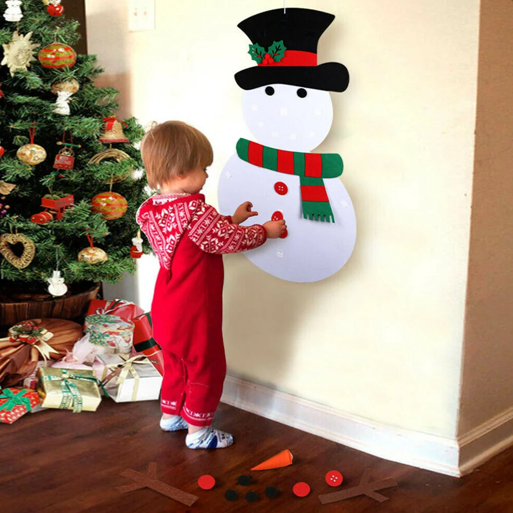 Cartoon Children's Educational DIY Handmade Three-Dimensional Toy Felt Christmas Snowman Handmade Fabric Products
Cartoon Children's Educational DIY Handmade Three-Dimensional Toy Felt Christmas Snowman Handmade Fabric Products