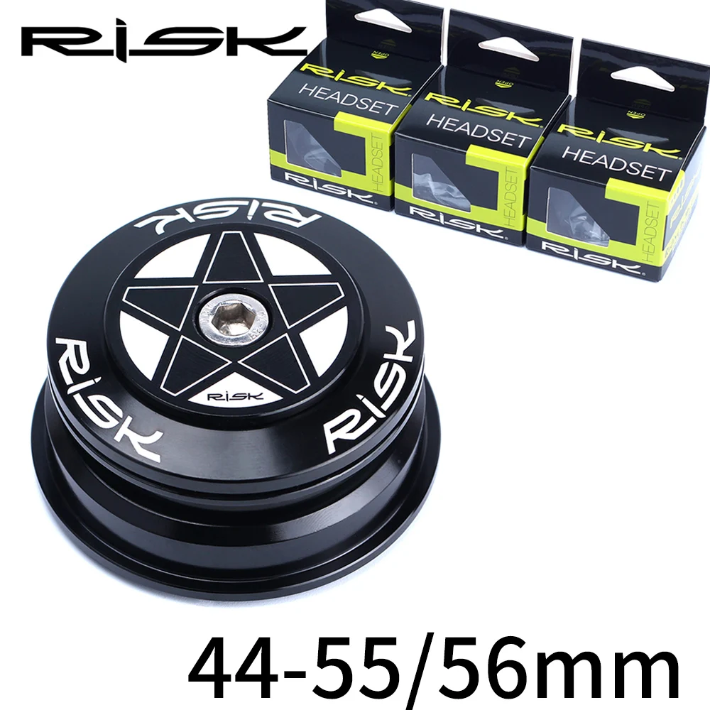 RISK MTB Bike Road Bicycle Headset 44-56/44-55 CNC 1 1/8"-1 1/2" 1.5 Tapered Tube fork Straight Tube Al Alloy Double Bearing
RISK MTB Bike Road Bicycle Headset 44-56/44-55 CNC 1 1/8"-1 1/2" 1.5 Tapered Tube fork Straight Tube Al Alloy Double Bearing