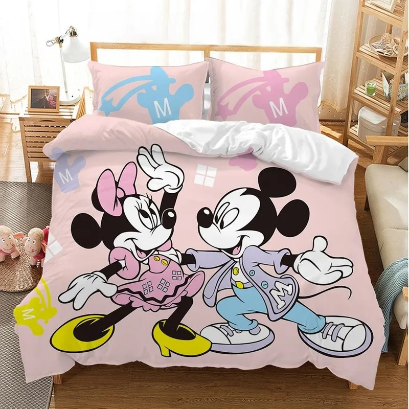 Disney Christmas Mickey Mouse 3d Bedding Set Cartoon Cotton Bed Linen for Children Boys Girl Gift Adult Duvet Cover Home textile
Disney Christmas Mickey Mouse 3d Bedding Set Cartoon Cotton Bed Linen for Children Boys Girl Gift Adult Duvet Cover Home textile