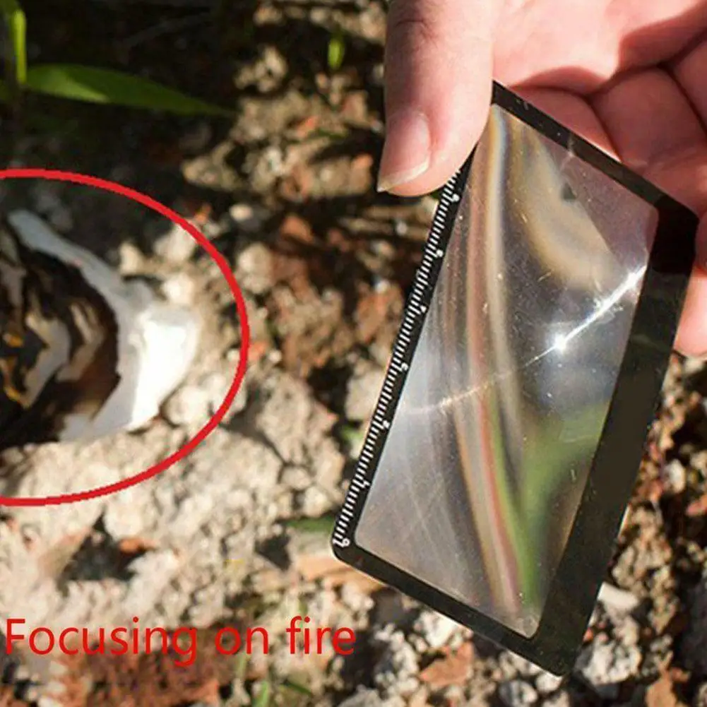 Portable card magnifying glass Ultra-thin outdoor fire mirror glass Pocket HD reading magnifying K5Q3
Portable card magnifying glass Ultra-thin outdoor fire mirror glass Pocket HD reading magnifying K5Q3