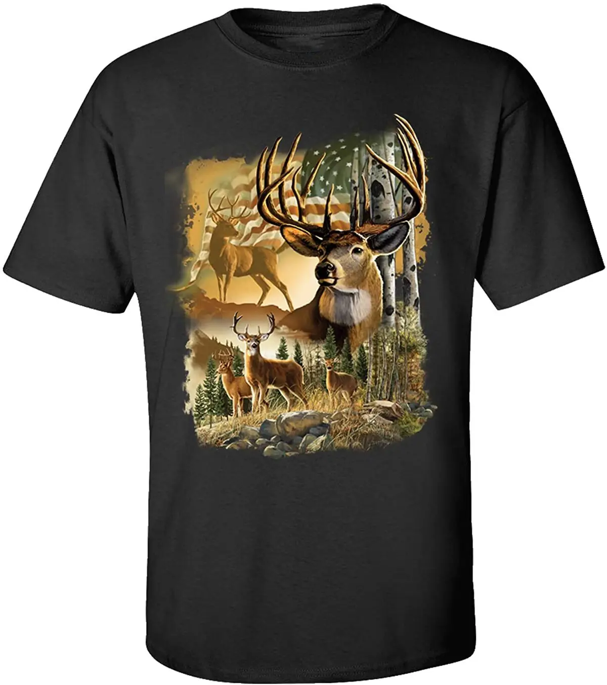 American Deer Adult Unisex Short Sleeve T-Shirt New Arrivals 2020 Summer Mens Tee Cool T Shirts Breathable All Cotton Tshirt
American Deer Adult Unisex Short Sleeve T-Shirt New Arrivals 2020 Summer Mens Tee Cool T Shirts Breathable All Cotton Tshirt