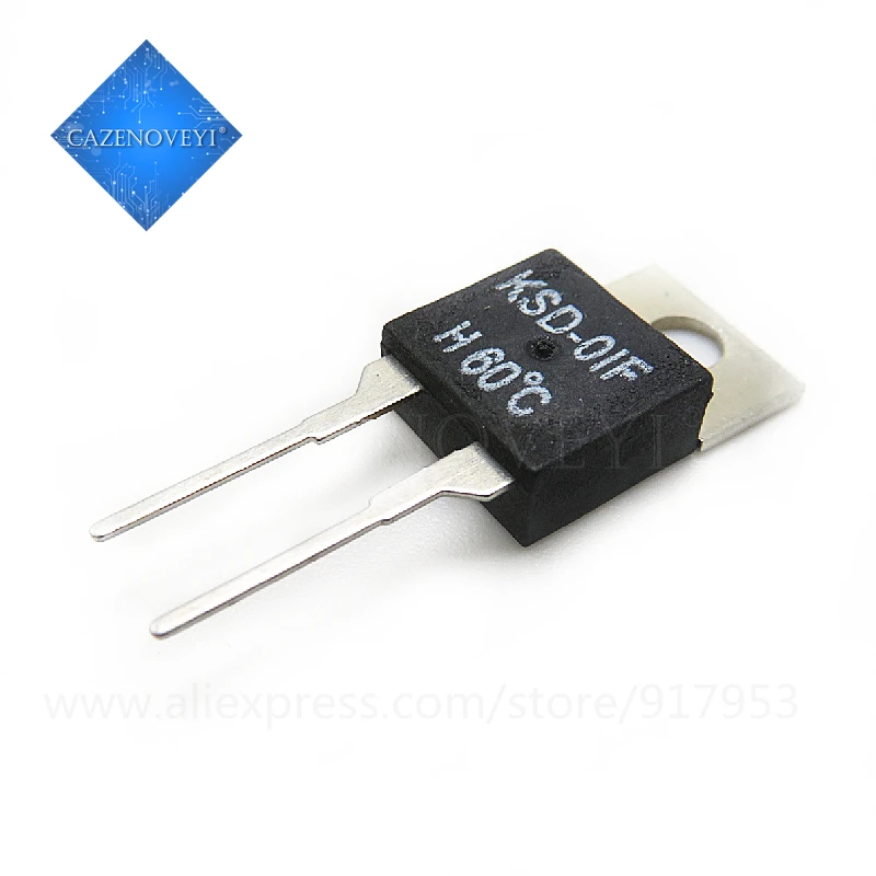 10pcs/lot KSD-01F 40 45 50 55 60 65 70 80 85 degree normally closed thermostat switch Temperature Control TO-220
10pcs/lot KSD-01F 40 45 50 55 60 65 70 80 85 degree normally closed thermostat switch Temperature Control TO-220