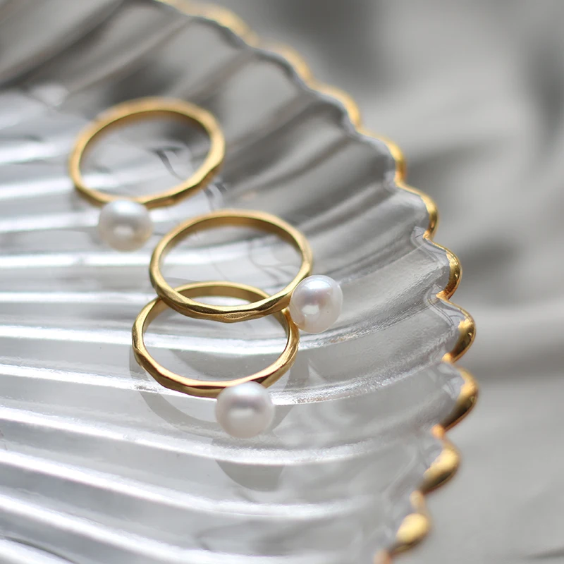 Fresh Water Pearl Rings for Lady Engagement Wedding Party Gold Rings No Fading
Fresh Water Pearl Rings for Lady Engagement Wedding Party Gold Rings No Fading