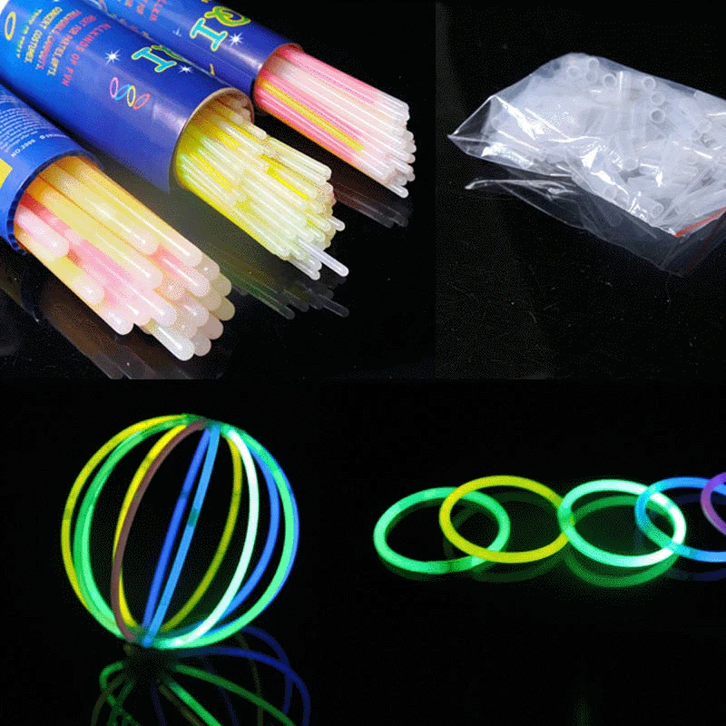 100/50/30/15 mixed color glow stick safety glow stick necklace bracelet fluorescent event holiday party supplies concert
100/50/30/15 mixed color glow stick safety glow stick necklace bracelet fluorescent event holiday party supplies concert