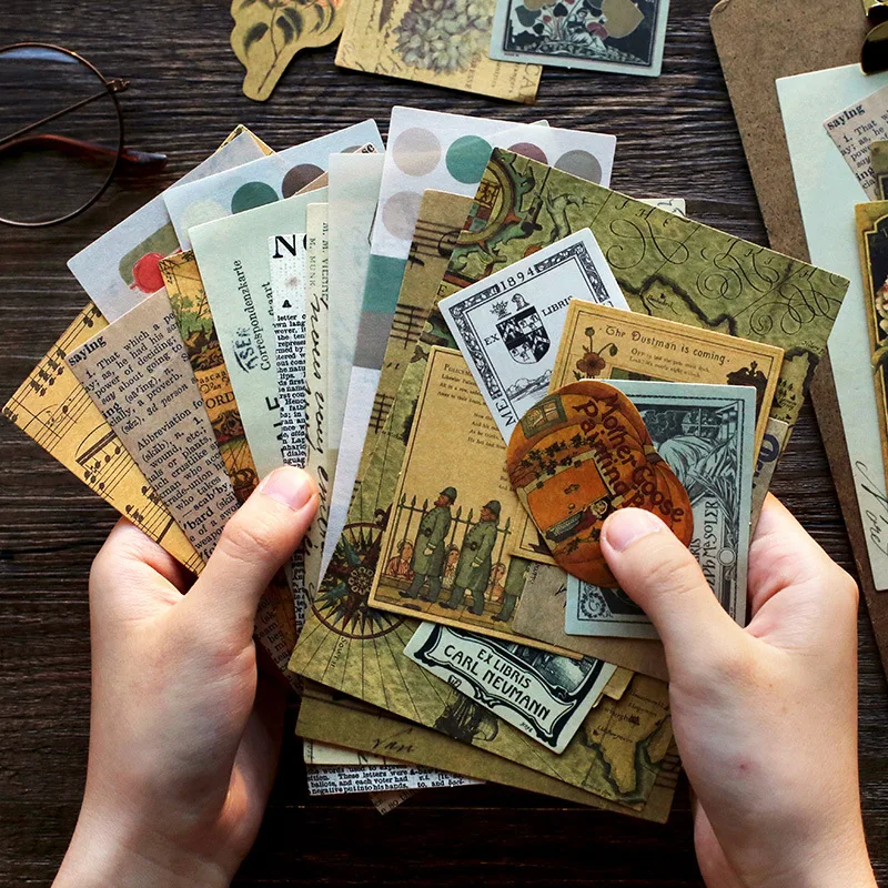 Retro Vintage Stationery Journal Material Paper Kraft Paper Bill Decorative Paper Envelope Package Diary Scrapbook Stickers
Retro Vintage Stationery Journal Material Paper Kraft Paper Bill Decorative Paper Envelope Package Diary Scrapbook Stickers