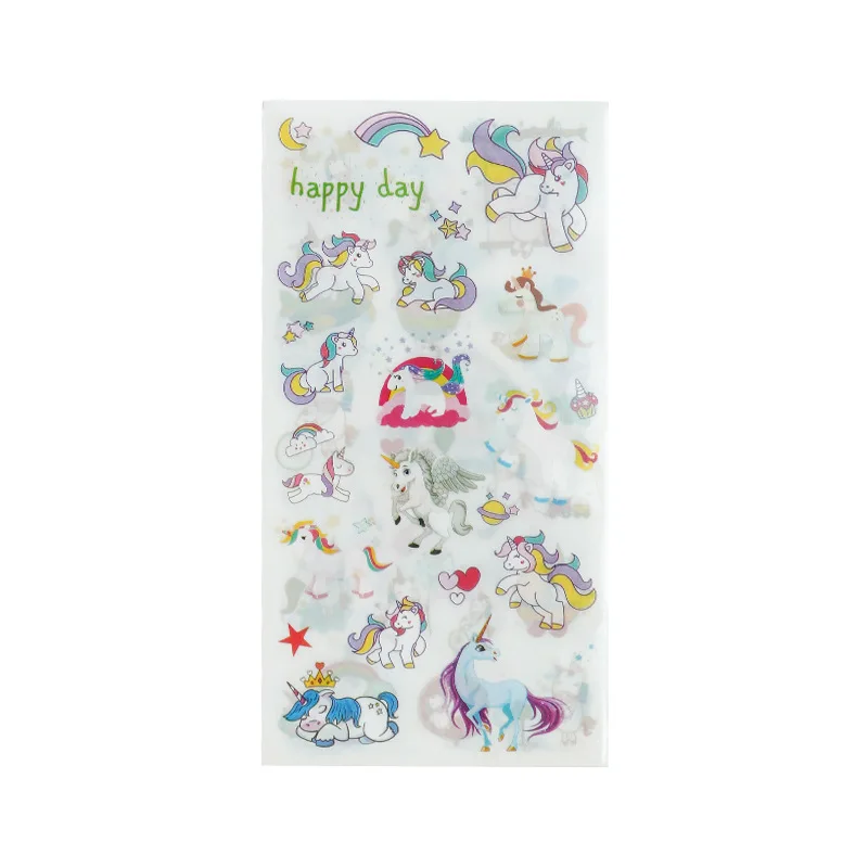 6 Sheets /Pack Unicorn Notebook Album DIY Decoration Stickers
6 Sheets /Pack Unicorn Notebook Album DIY Decoration Stickers