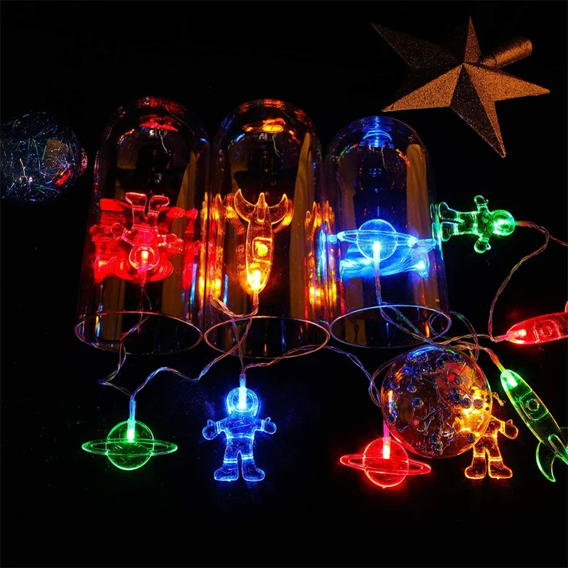 Outer Space Party LED Light string Astronaut Rocket Mars Spaceship String Light Galaxy Solar System Birthday Party holiday decor
Outer Space Party LED Light string Astronaut Rocket Mars Spaceship String Light Galaxy Solar System Birthday Party holiday decor