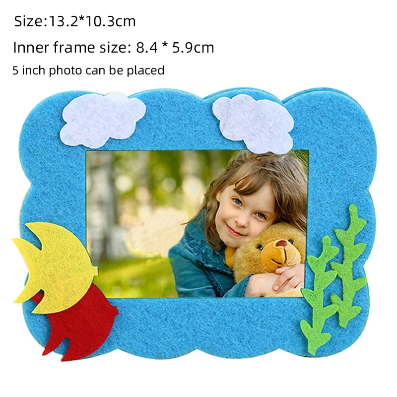Children's DIY toys 3D Stereo Frame Stickers kindergarten Handmade Puzzle Parent-Child Toys Paste Non-Woven Students Small Gifts
Children's DIY toys 3D Stereo Frame Stickers kindergarten Handmade Puzzle Parent-Child Toys Paste Non-Woven Students Small Gifts