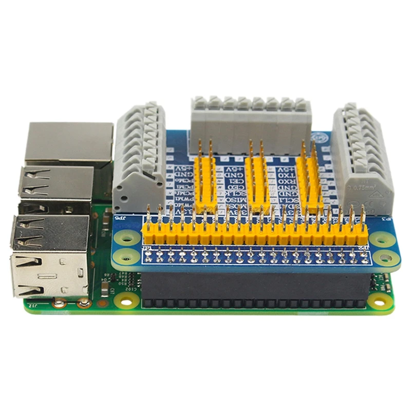 GPIO Плата расширения Модуль расширения для робота DIY экспериментальный тестовый Совместимость Raspberry Pi 4B/3B +/3B
GPIO Плата расширения Модуль расширения для робота DIY экспериментальный тестовый Совместимость Raspberry Pi 4B/3B +/3B